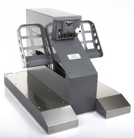 B737 PRO rudder pedals upfloor - lato CPT